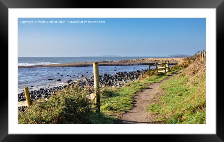 Wales Coastal Path Llyn Peninsula Coast Framed Mounted Print by Pearl Bucknall
