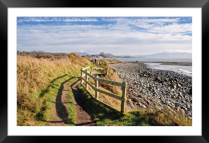 Wales Coastal Path Llyn Peninsula Welsh Coast Framed Mounted Print by Pearl Bucknall