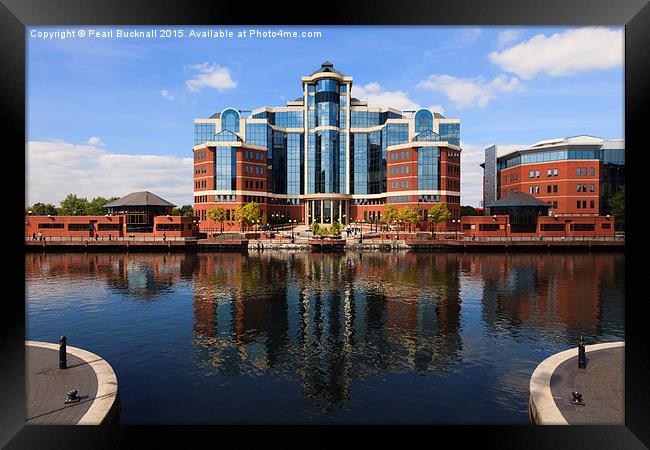 The Victoria Salford Quays Framed Print by Pearl Bucknall
