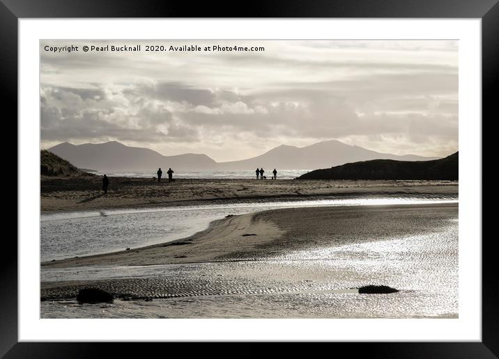  Aberffraw View Anglesey Framed Mounted Print by Pearl Bucknall
