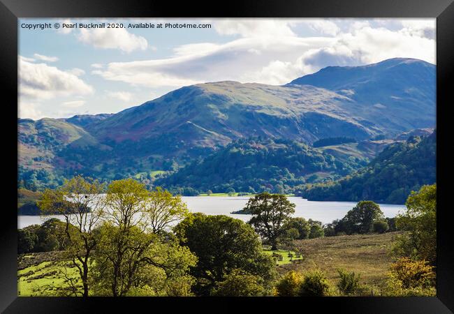 Ullswater in Lake District Framed Print by Pearl Bucknall