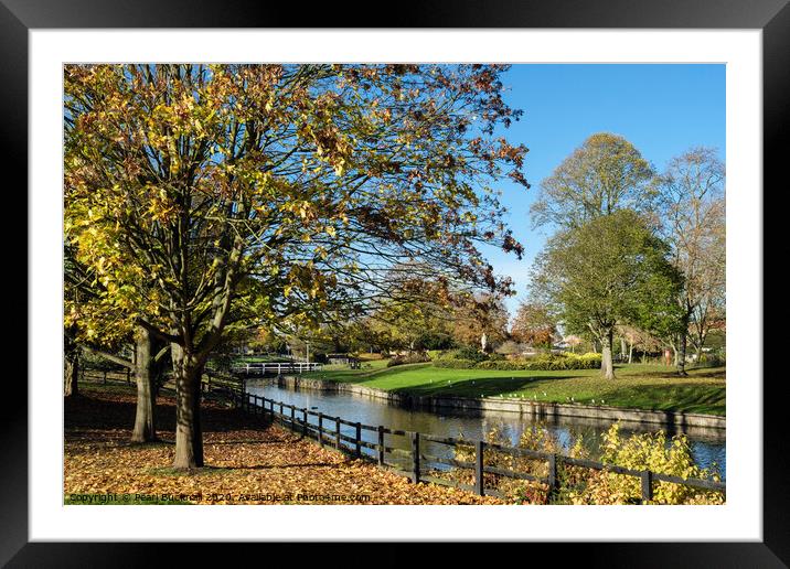 Vines Park in Droitwich Framed Mounted Print by Pearl Bucknall