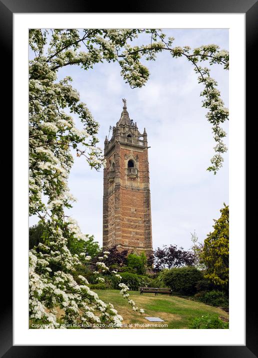Cabot Tower Bristol Framed Mounted Print by Pearl Bucknall
