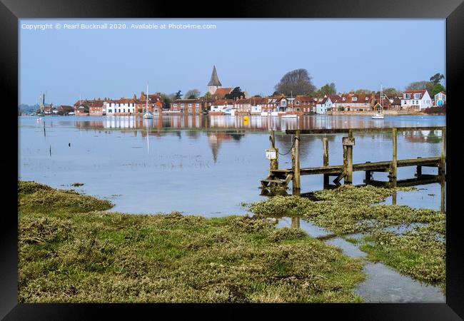 Bosham Creek in Chichester Harbour Framed Print by Pearl Bucknall