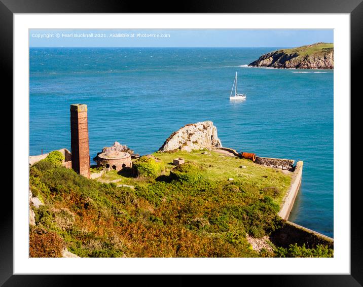 Porth Wen Brickworks in Bay Anglesey Framed Mounted Print by Pearl Bucknall