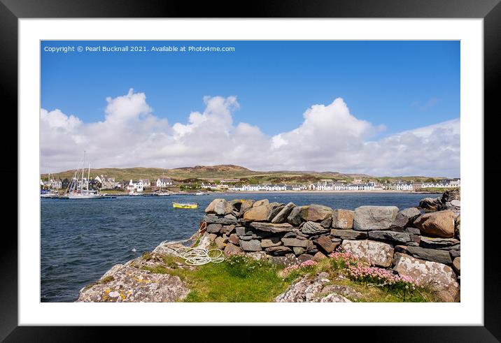 Port Ellen Bay Isle of Islay Scotland Framed Mounted Print by Pearl Bucknall