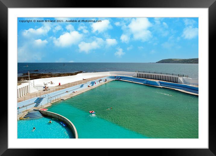 jubilee pool penzance Framed Mounted Print by Kevin Britland