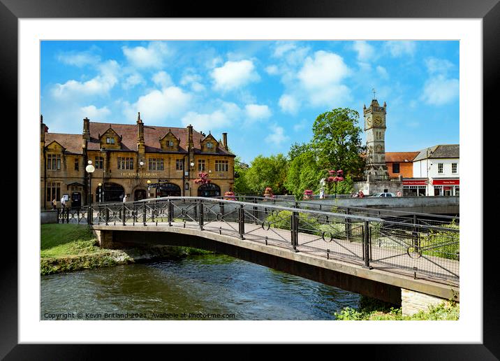 Salisbury city centre Framed Mounted Print by Kevin Britland