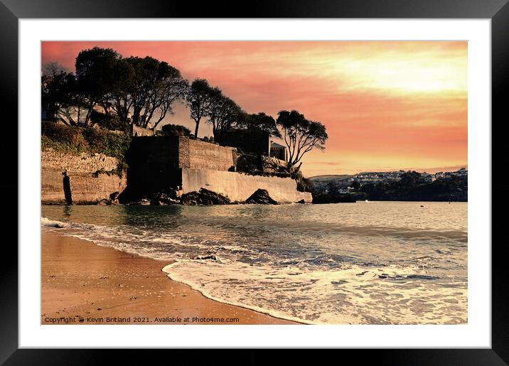 Cornish sunrise Framed Mounted Print by Kevin Britland
