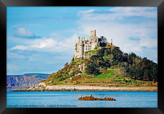 St michaels mount cornwall Framed Print by Kevin Britland