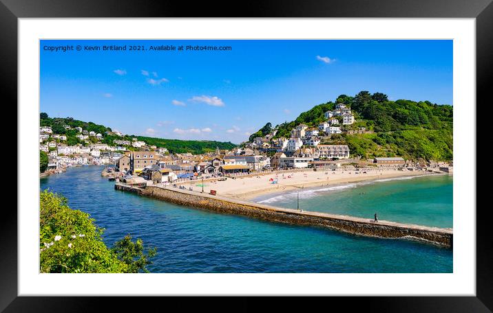 Looe Cornwall Framed Mounted Print by Kevin Britland