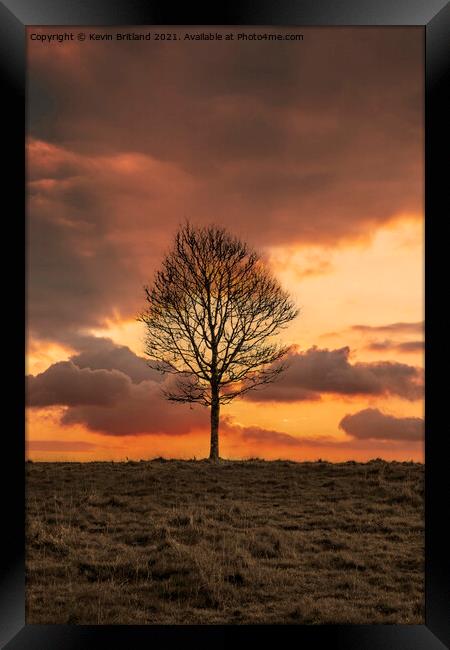 Countryside sunrise Framed Print by Kevin Britland