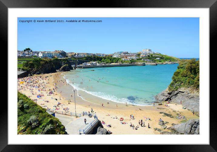 Outdoor oceanbeach Framed Mounted Print by Kevin Britland