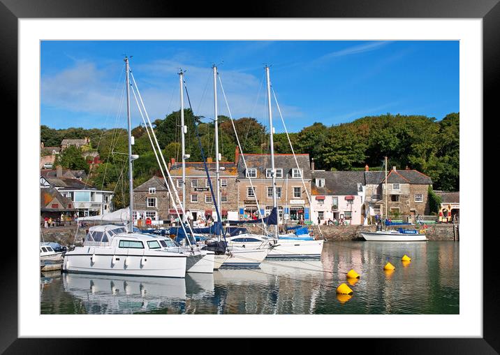 Padstow harbour Cornwall Framed Mounted Print by Kevin Britland