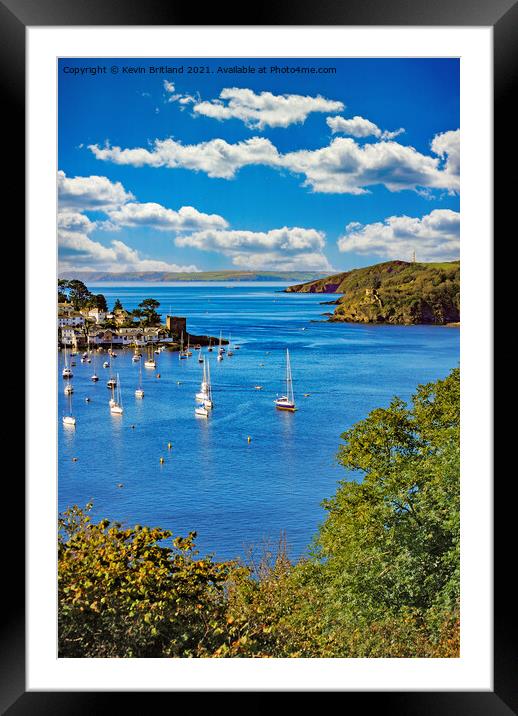 Sailing into Fowey Framed Mounted Print by Kevin Britland