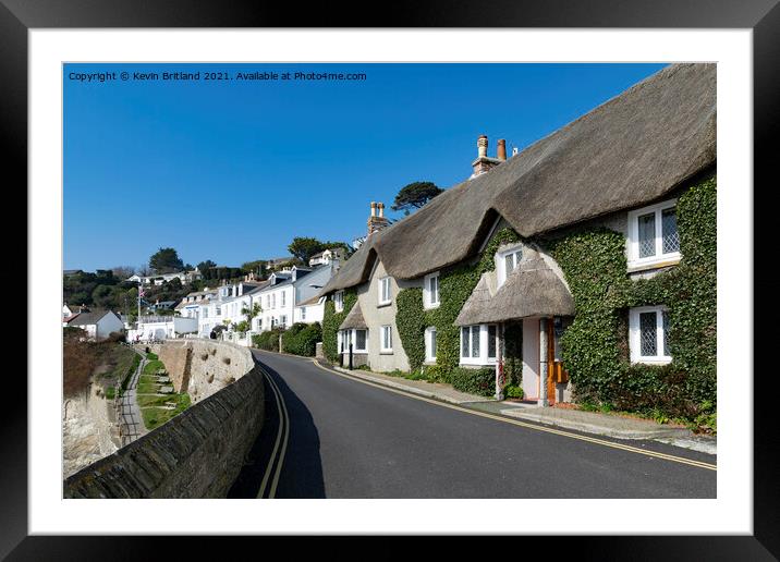 St Mawes Cornwall Framed Mounted Print by Kevin Britland