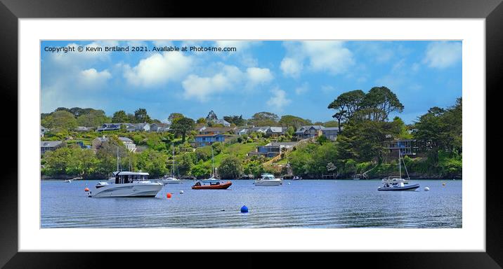 Sailing in Cornwall Framed Mounted Print by Kevin Britland