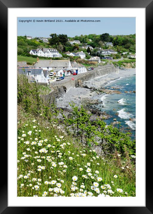 Coverack Cornwall Framed Mounted Print by Kevin Britland