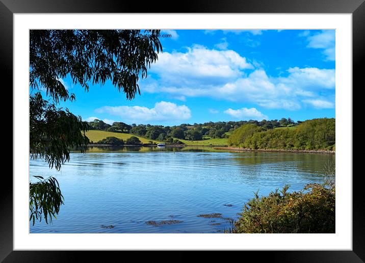 Truro river cornwall Framed Mounted Print by Kevin Britland
