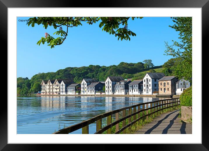 River Fal Truro Framed Mounted Print by Kevin Britland