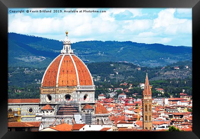 florence italy Framed Print by Kevin Britland