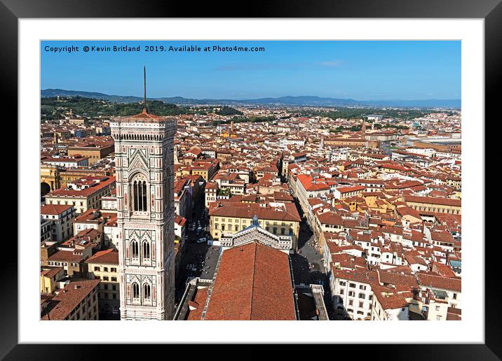 florence italy Framed Mounted Print by Kevin Britland