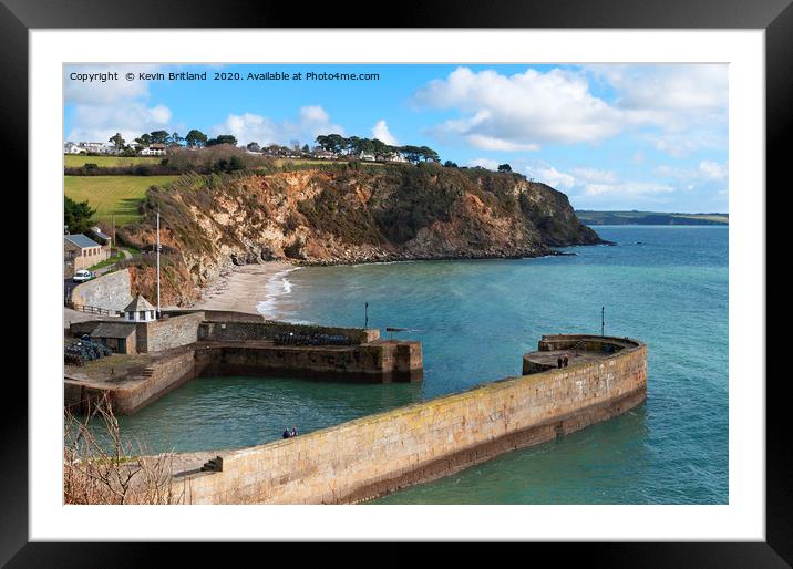 Charlestown Harbour Cornwall Framed Mounted Print by Kevin Britland