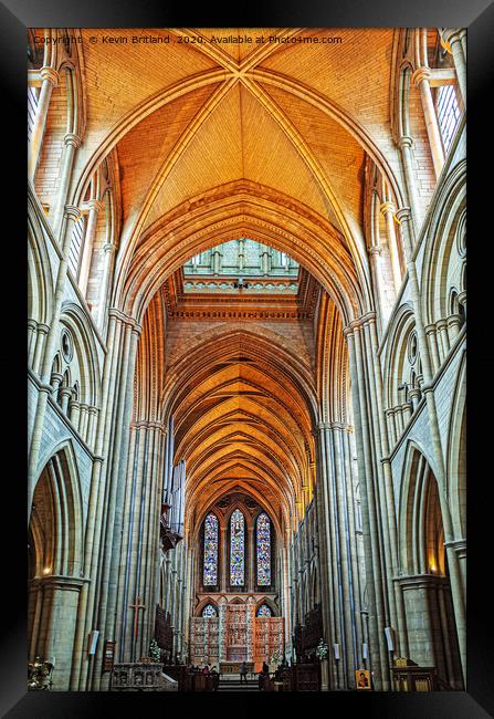 Truro Cathedral Cornwall Framed Print by Kevin Britland