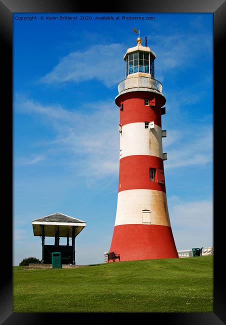 smeatons tower plymouth devon Framed Print by Kevin Britland