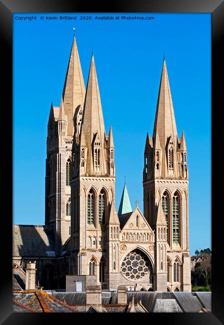Truro Cathedral Cornwall Framed Print by Kevin Britland