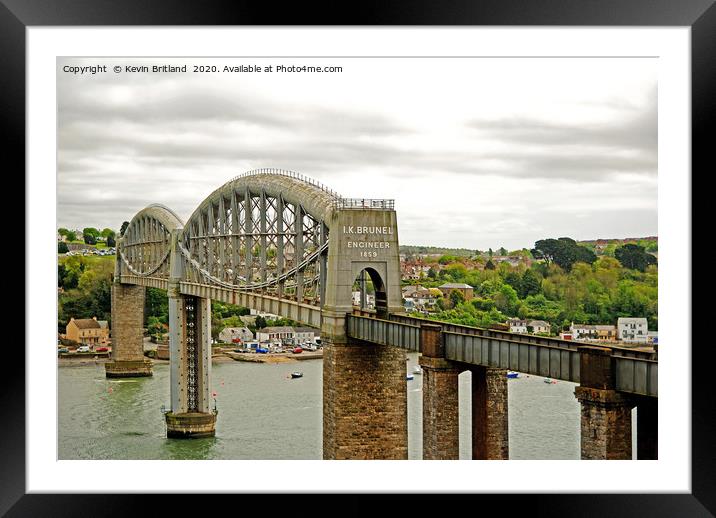 Tamar bridge  Framed Mounted Print by Kevin Britland