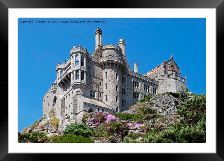 st michaels mount cornwall  Framed Mounted Print by Kevin Britland