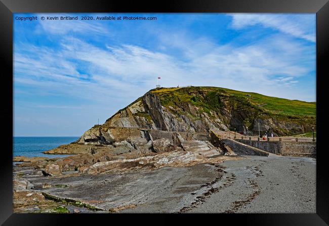 capstone hill ifracombe Framed Print by Kevin Britland