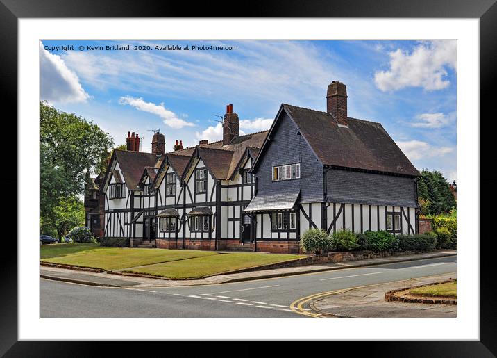 Port Sunlight wirral Framed Mounted Print by Kevin Britland