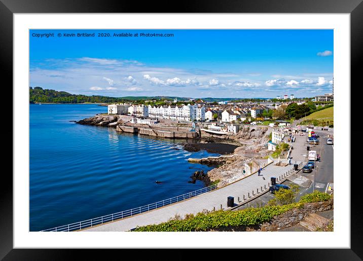 plymouth devon Framed Mounted Print by Kevin Britland