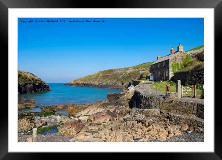 port quin cornwall Framed Mounted Print by Kevin Britland