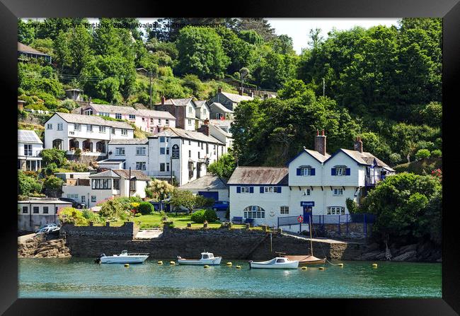 bodinnick cornwall Framed Print by Kevin Britland