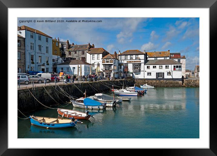 custom house quay falmouth Framed Mounted Print by Kevin Britland