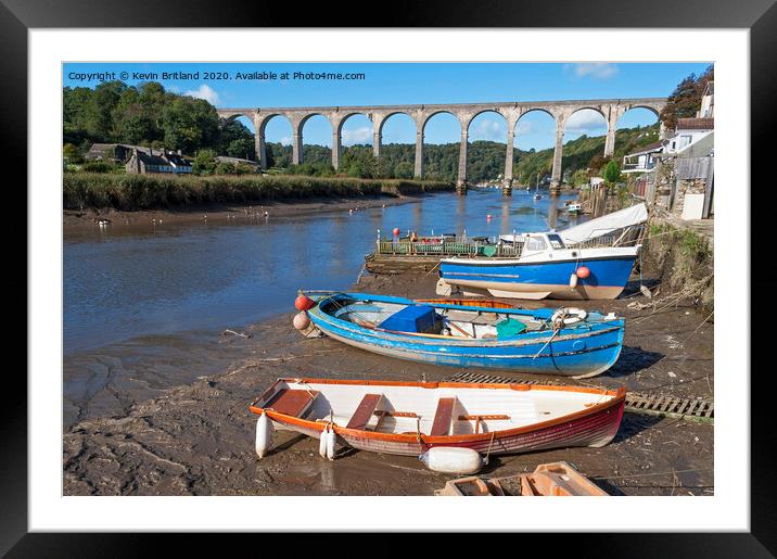 Calstock cornwall Framed Mounted Print by Kevin Britland