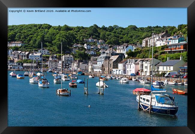 Looe river Cornwall Framed Print by Kevin Britland