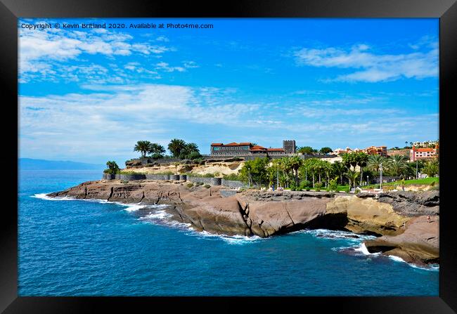 bahia del duque in tenerife  Framed Print by Kevin Britland