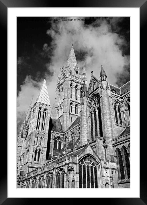 truro cathedral cornwall Framed Mounted Print by Kevin Britland