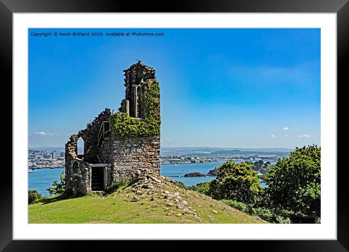 Mount edgecombe folly Framed Mounted Print by Kevin Britland
