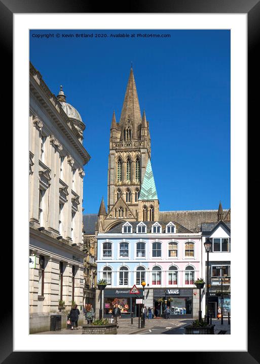 Truro Cornwall Framed Mounted Print by Kevin Britland