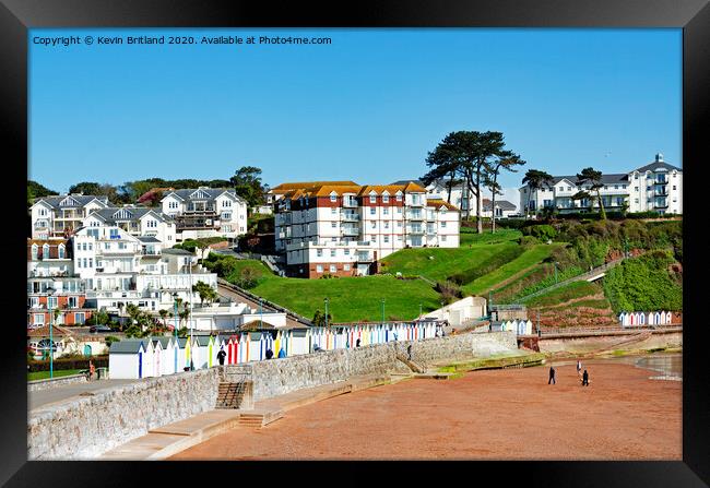 goodrington beach devon Framed Print by Kevin Britland