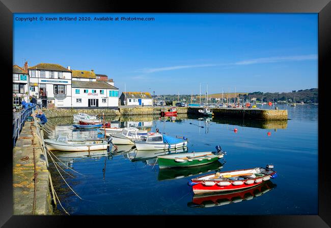 falmouth harbour cornwall Framed Print by Kevin Britland