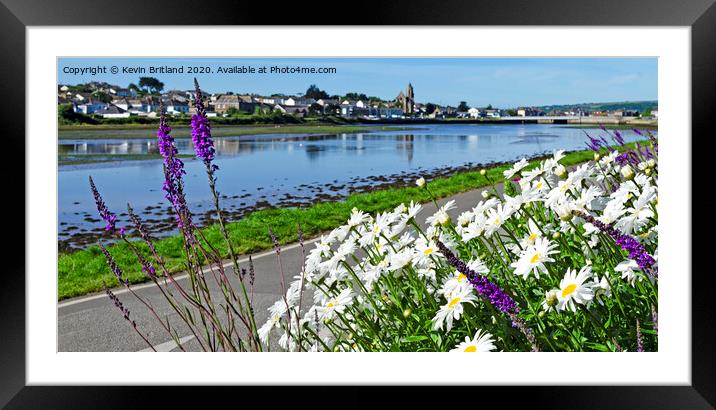 copperhouse pool hayle Framed Mounted Print by Kevin Britland
