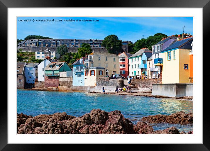 Kingsand Cornwall Framed Mounted Print by Kevin Britland