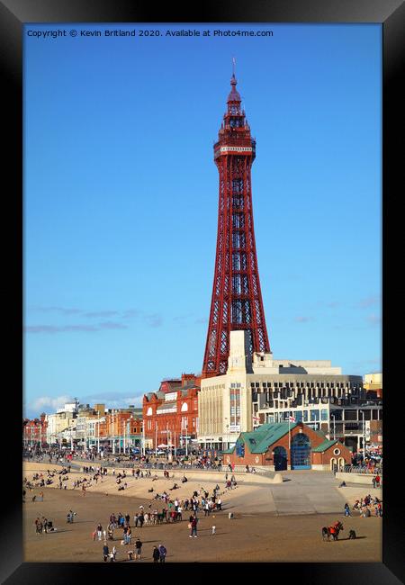 Blackpool Tower Framed Print by Kevin Britland