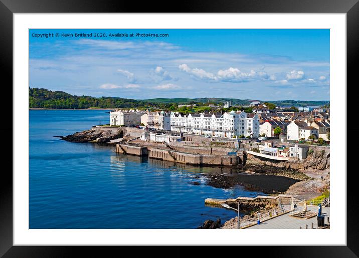 plymouth seafront devon Framed Mounted Print by Kevin Britland
